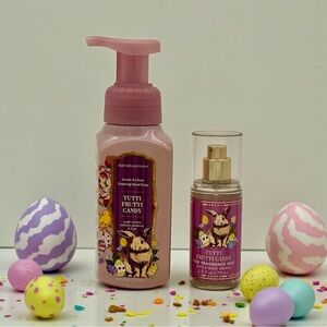 Bath & Body Works Tutti Frutti Candy Easter Hand Soap & Spray NWT